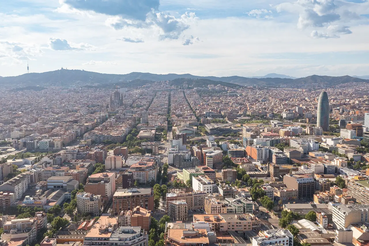 Barcelona von oben